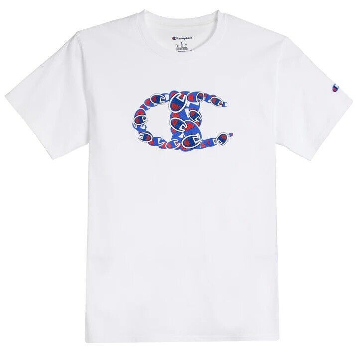 Franela Champion Classic Graphic Tee White