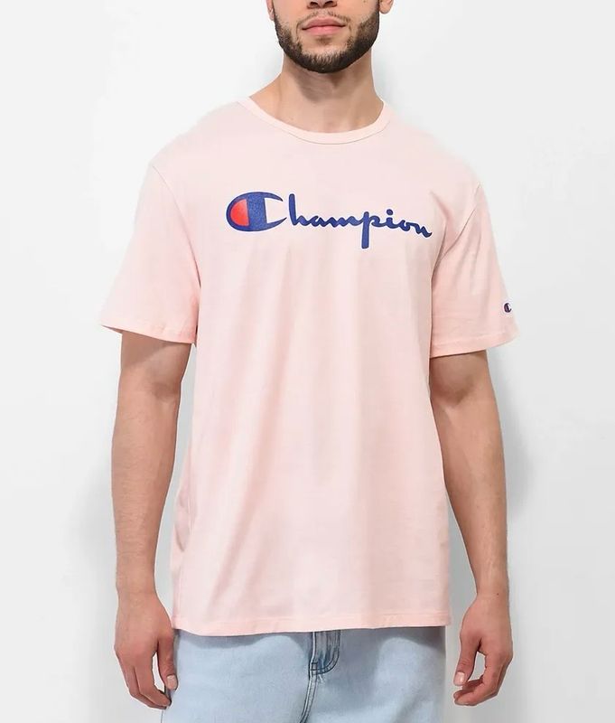 Franela Champion Lightweight Short Sl Pink