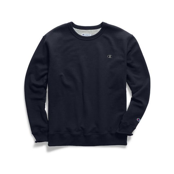 Champion Mens Flc Pullover Black