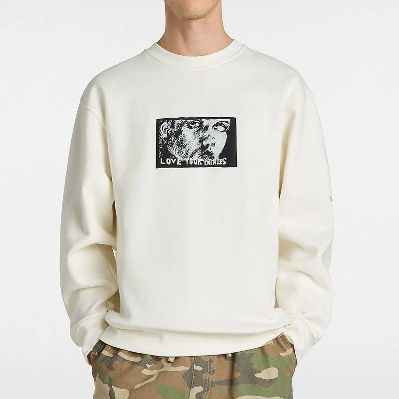 Sweater Vans Skate Lisa LIsa Crew Marsmelallow