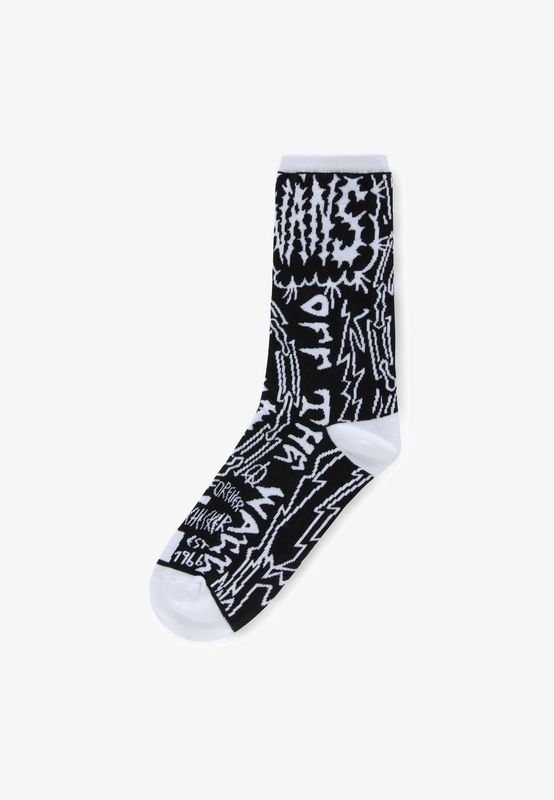 Medias Vans Ticker Sock Black/White