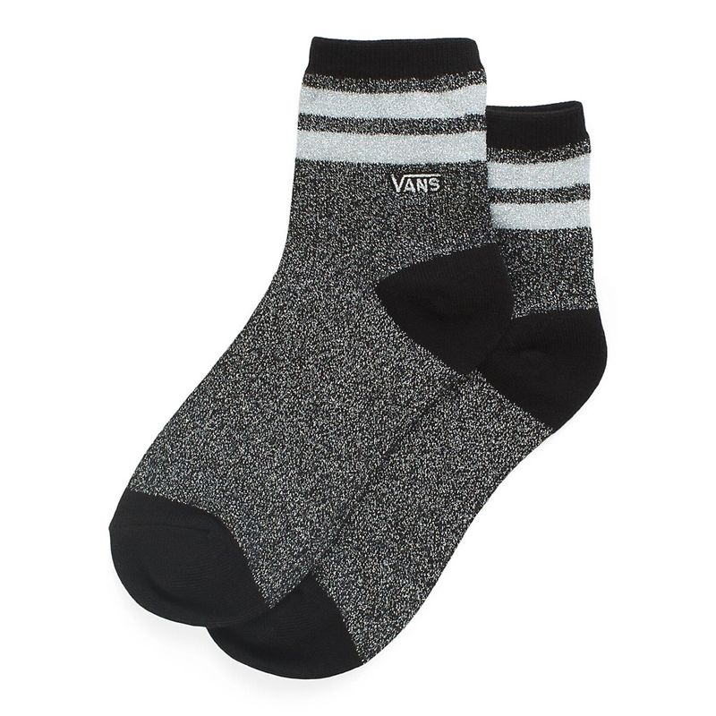 Medias Vans Tinsel Half Crew Black