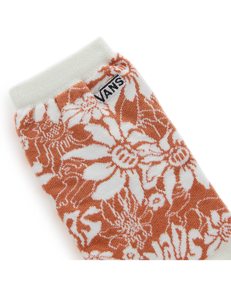 Medias Vans Autumn Leaf Ticker Socks Orange