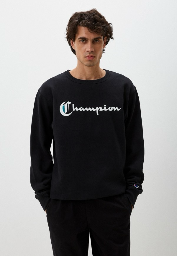 Sweater Champion Powerblend Graphic C Black