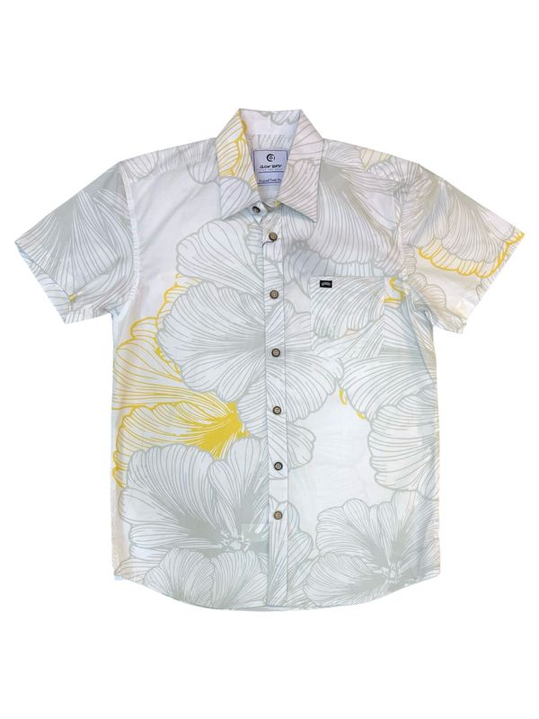 Camisa Stretch Glow Sixty - Blanco