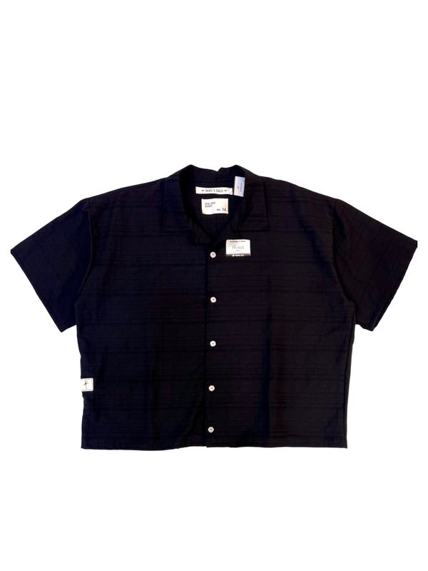 Camisa Burning Boxi Fit - Negro