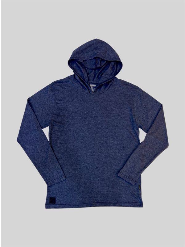 Sweater Con Capucha Glow Sixty - Azul Marino