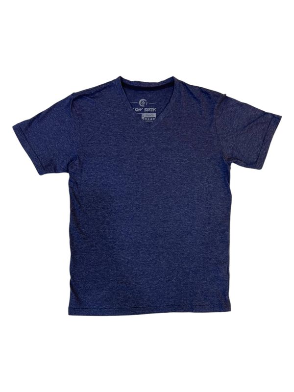 Franela Glow Sixty Cuello V - Azul Marino