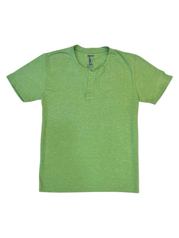 Franela Glow Sixty Con Botones - Verde