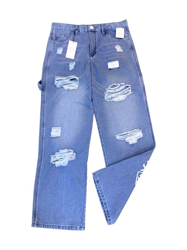 Jeans Baggy Burning - Blue