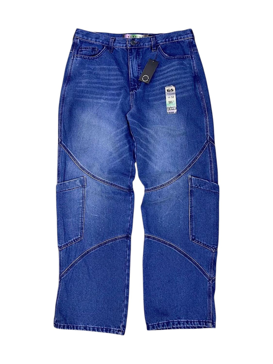 Jeans Baggy Burning - Blue