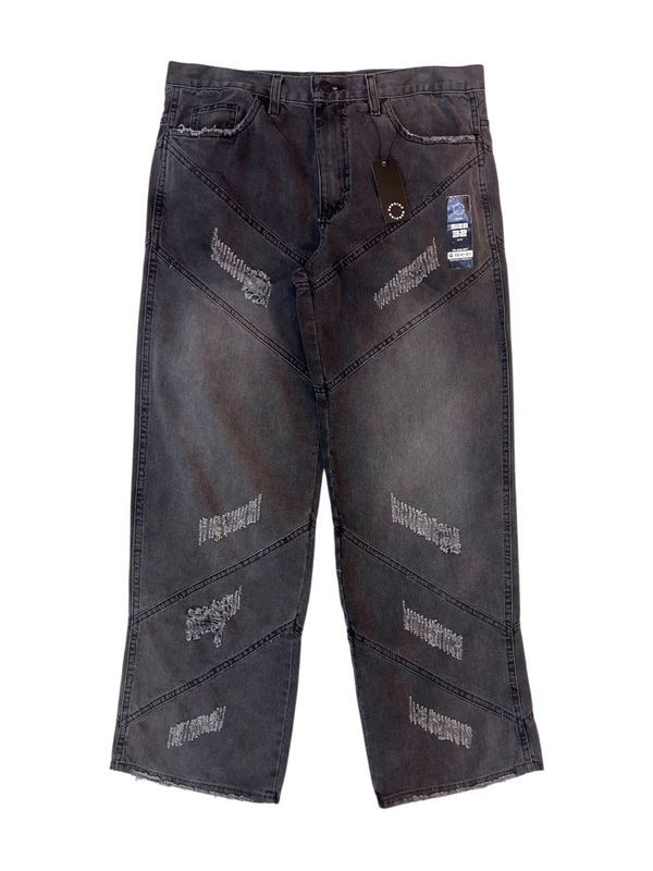 Jeans Baggy Burning - Gray