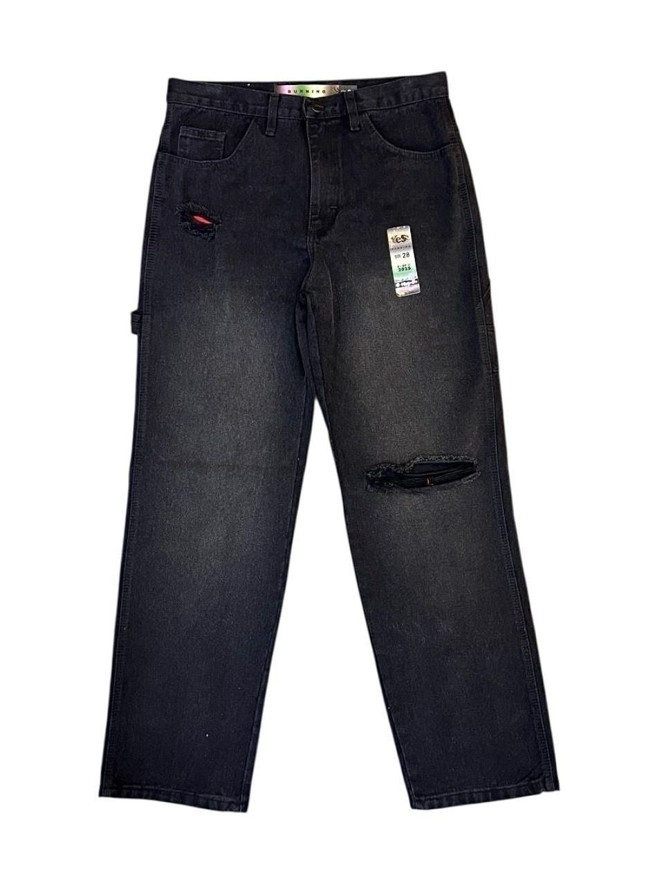 Jeans Baggy Burning - Black