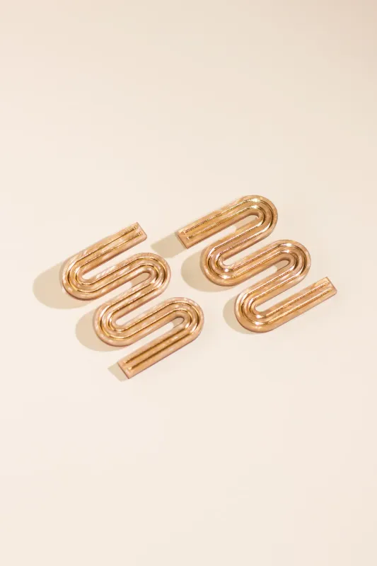 Squiggle Vea Earrings