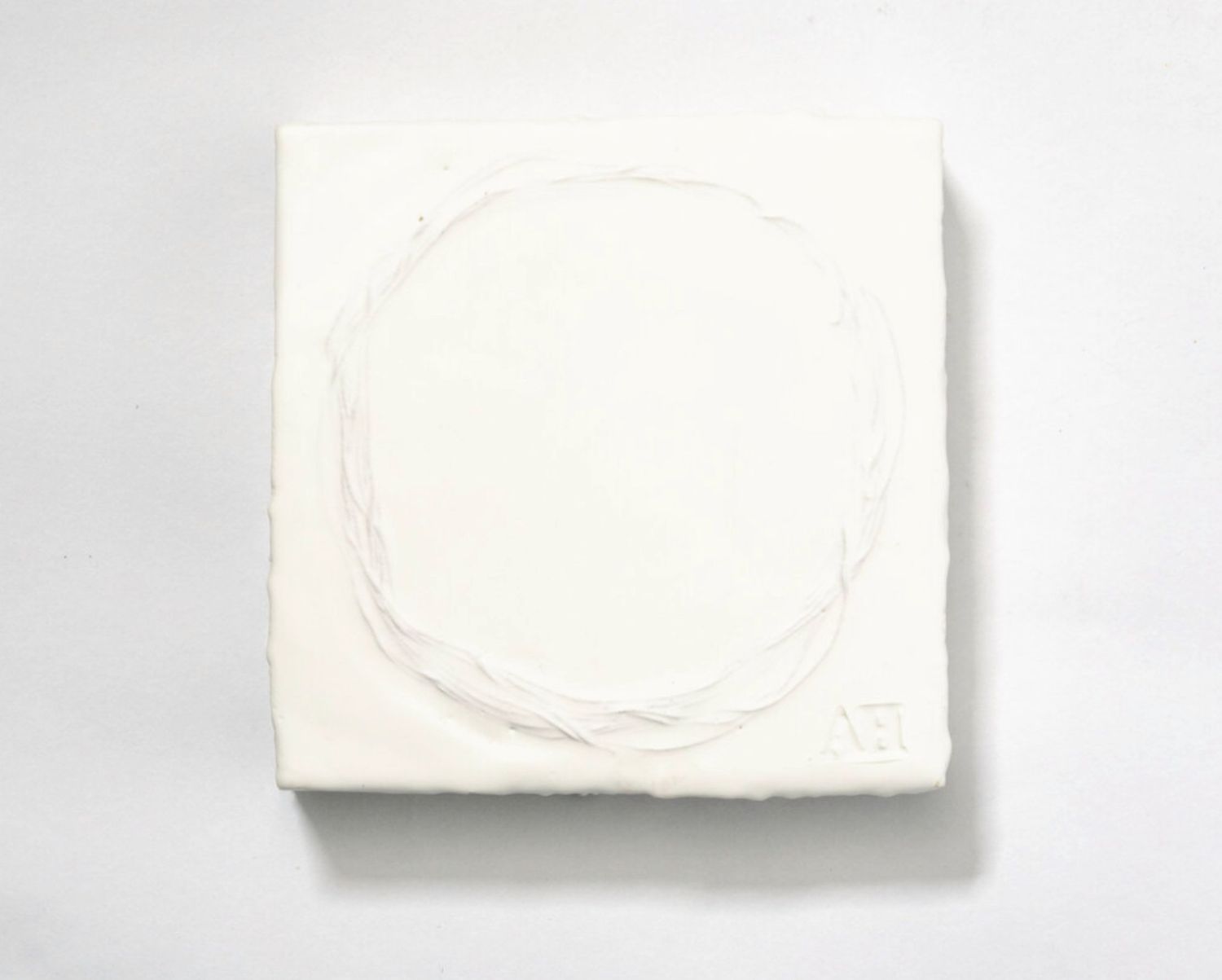 Amy Heywood Crown of Thorns, 8x8 Encaustic