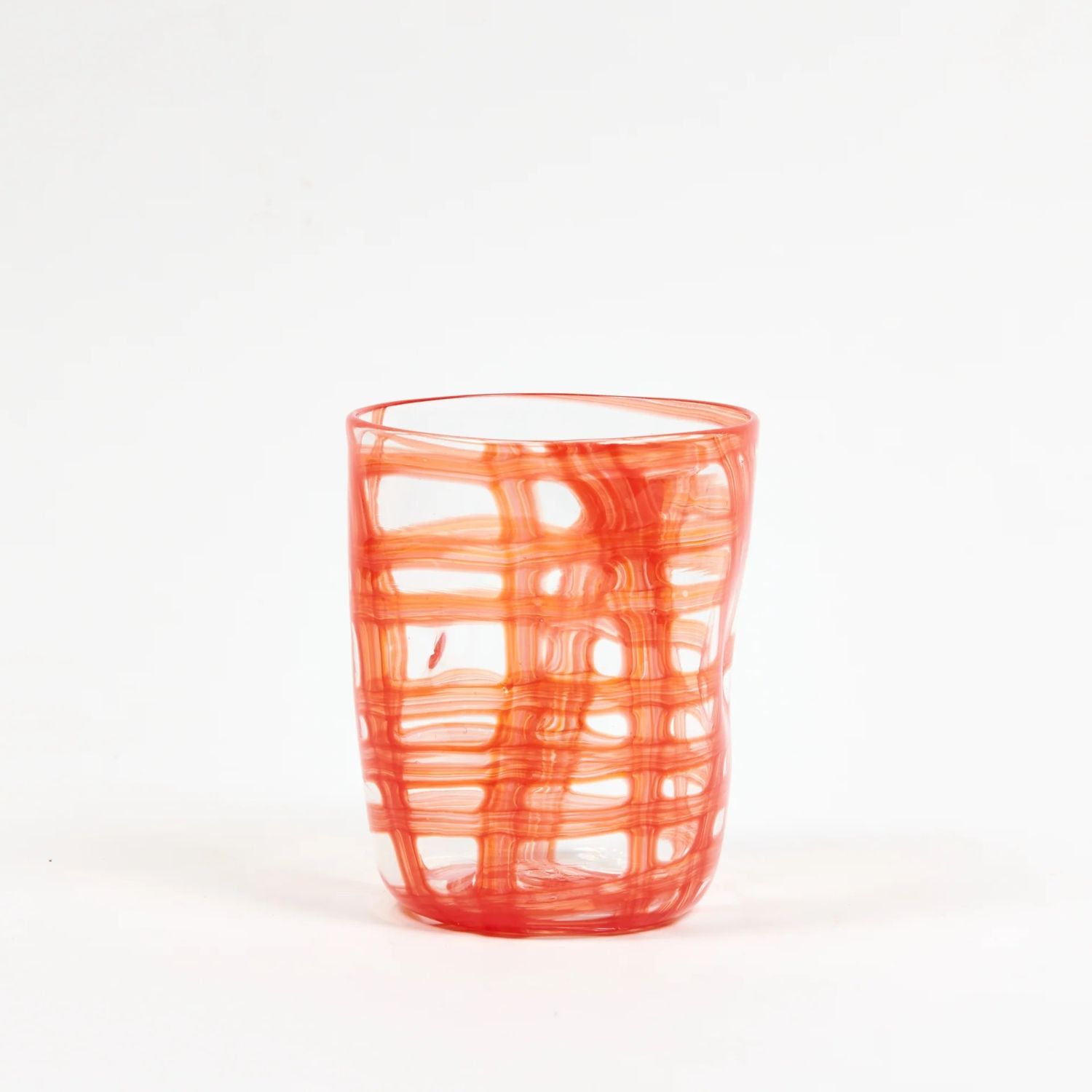 Murano Lattice Tumblers - EACH, Color: Red