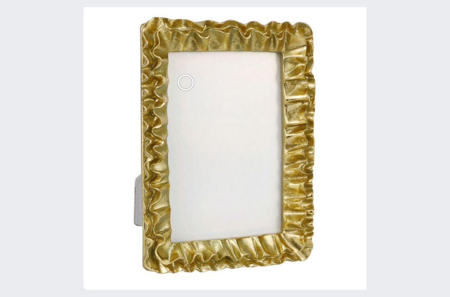 5X7 Gold Ruffles Frame