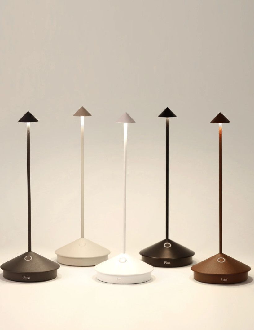 Poldina PINA PRO Table Lamp, Color: Dark Grey