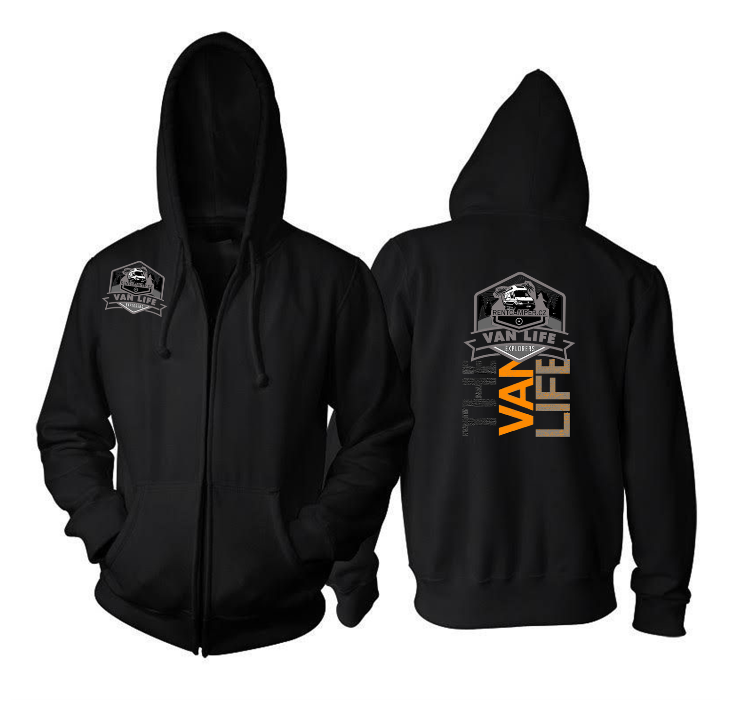 RENTCAMPER MIKINA S KAPUCÍ