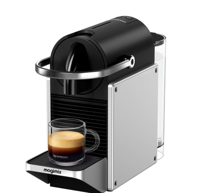 Machine à café à capsules Nespresso Magimix Pixie M113 — Gris métal