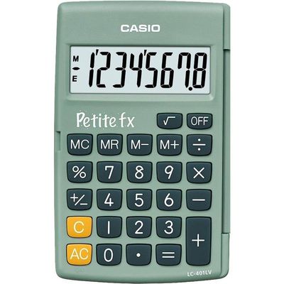 Calculatrice CASIO Petite Fx Ecole Primaire Verte