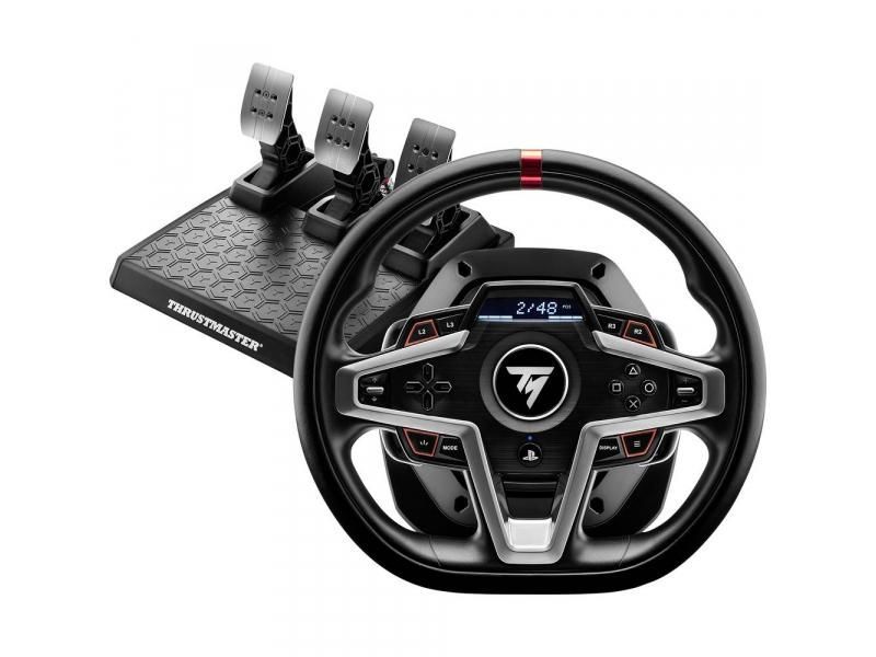 Thrustmaster PlayStation 5 Noir, Argent avec pedales