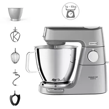 Robot pâtissier KENWOOD KVL85.009SI Titanium Chef Baker XL Robot pâtissier KENWOOD KVL85.009SI Titanium Chef Baker XL