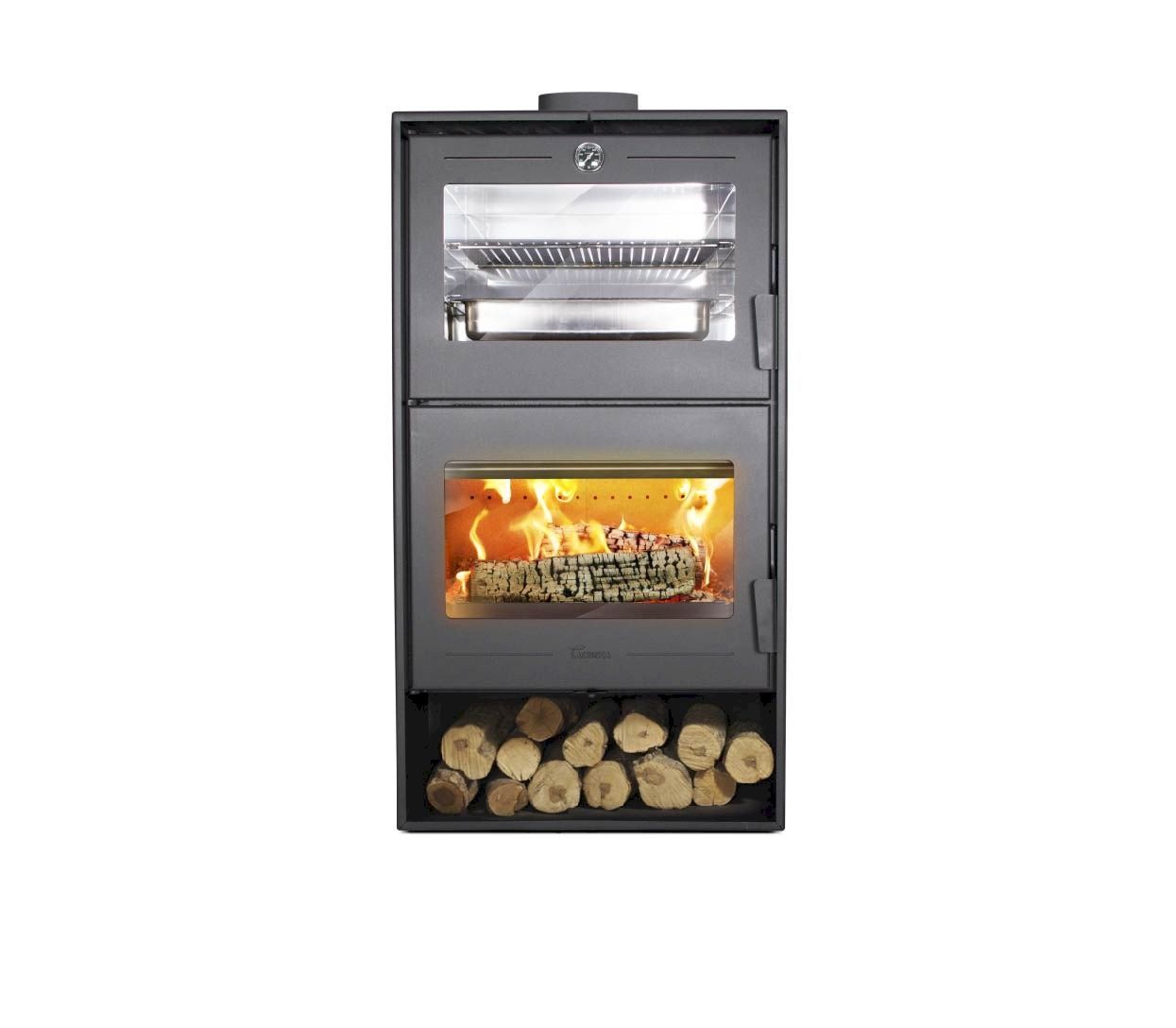 STUFA A LEGNA CON FORNO ALTEA 7 LACUNZA