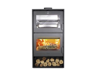 STUFA A LEGNA CON FORNO ALTEA 7 LACUNZA