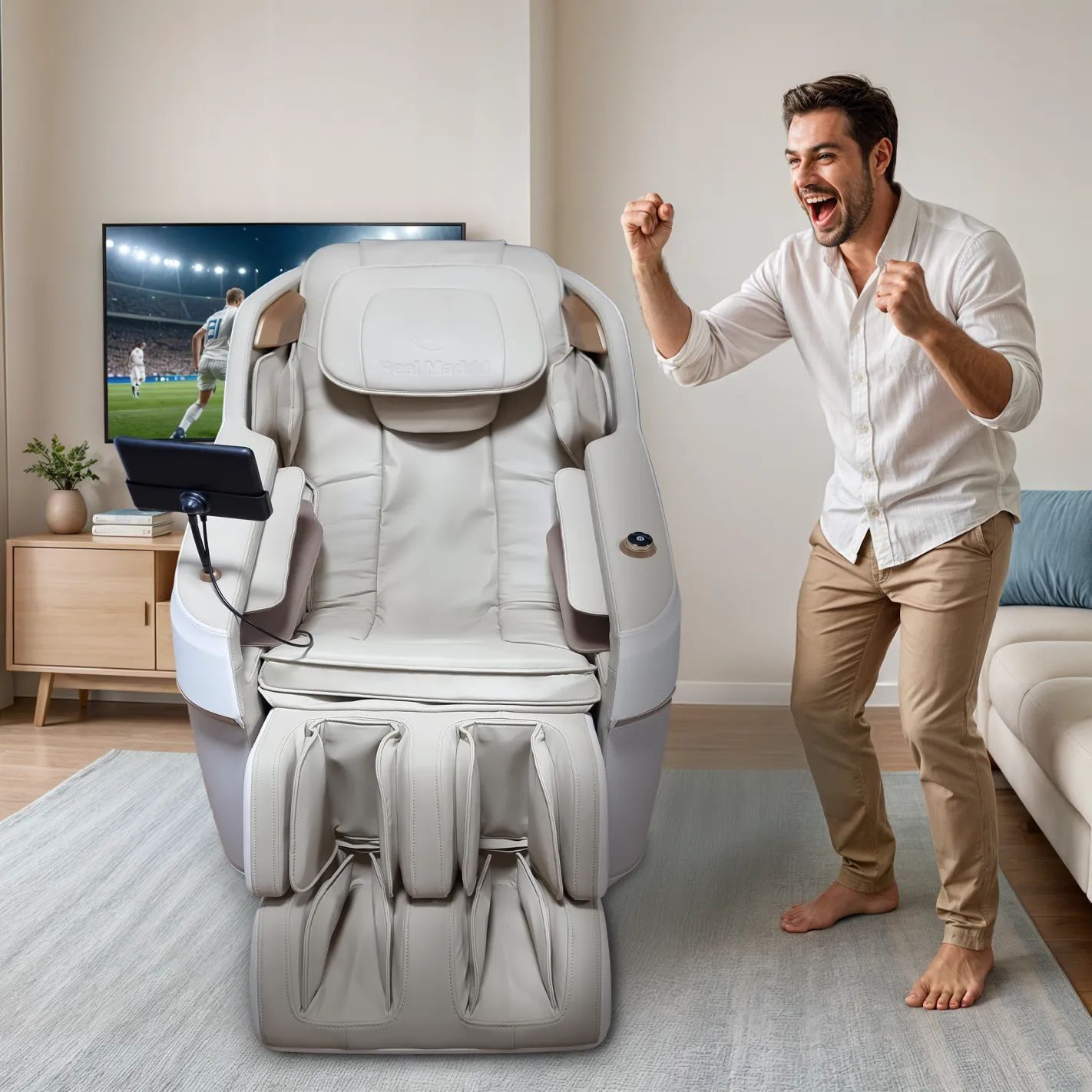 SILLON COMPACT 2D REAL MADRID FC