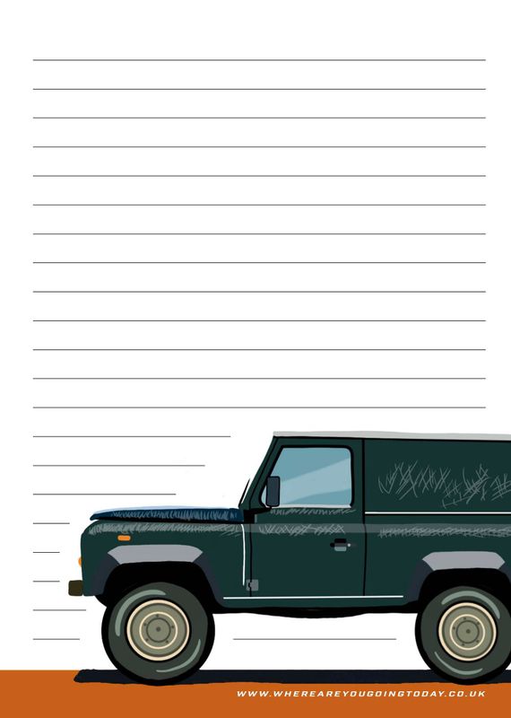 Off-roader Notepad