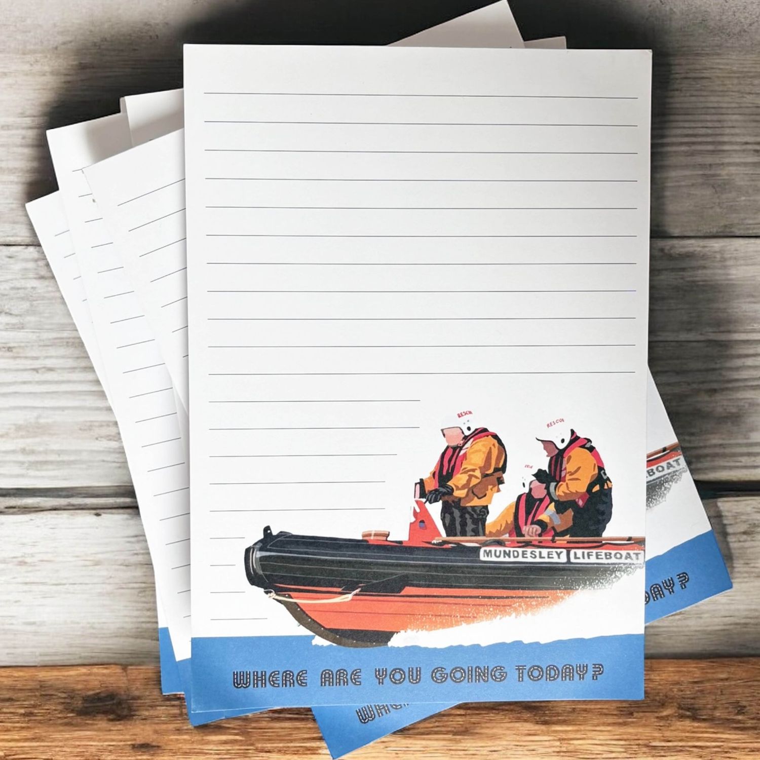 Lifeboat A5 Notepad