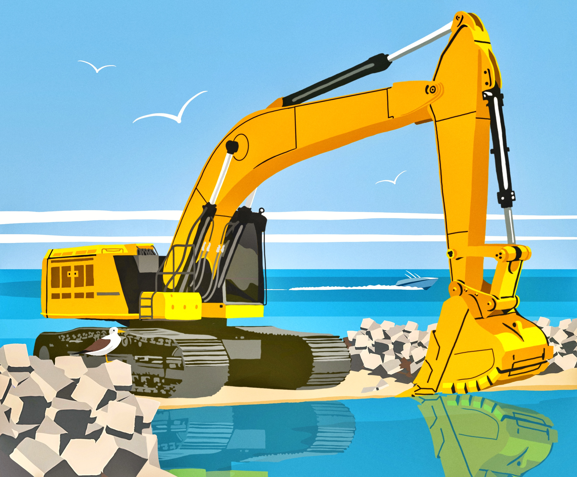 Where Are You Going Today Excavator?