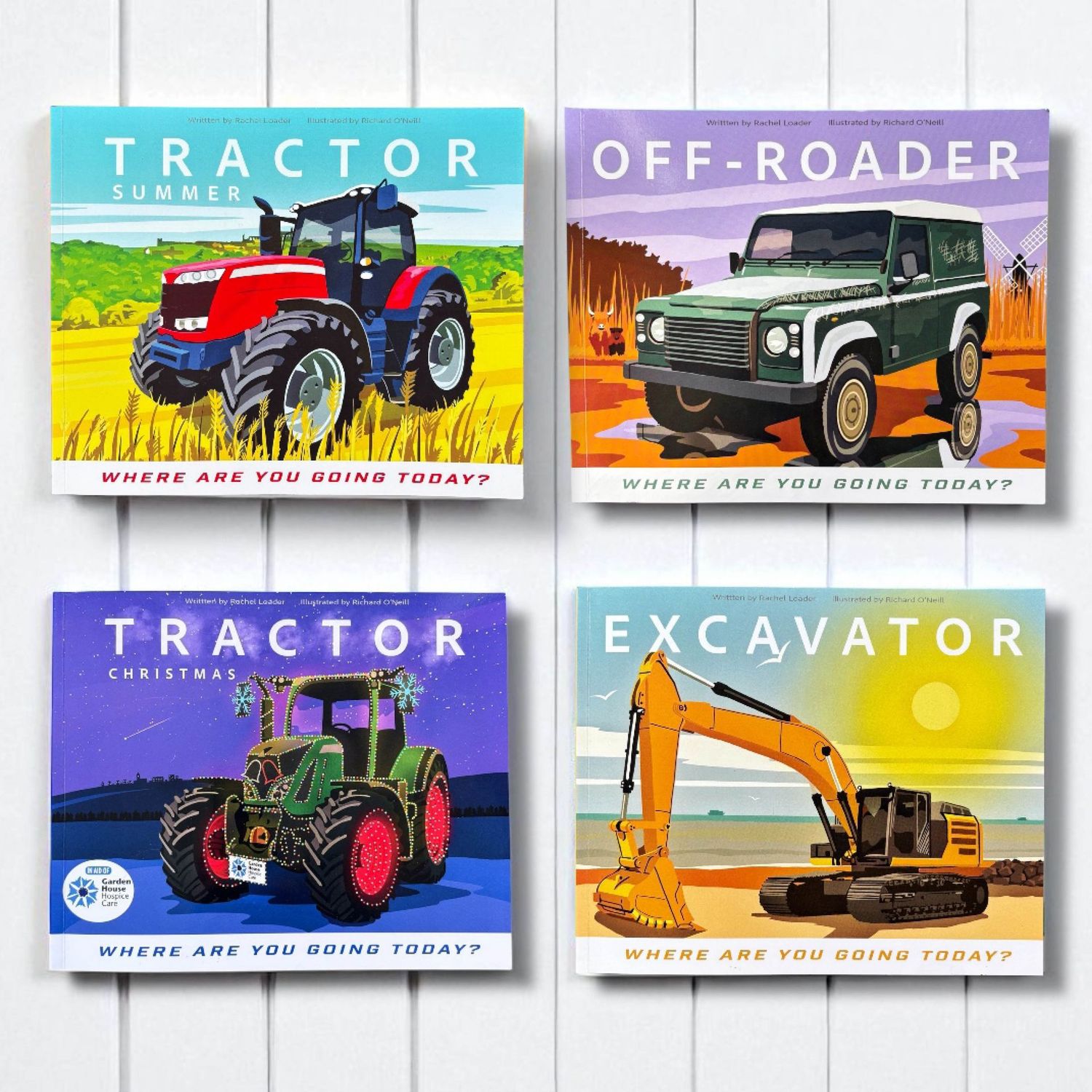 'Little vehicle lovers' book set (tractor) 'Little vehicle lovers' book set (tractor)