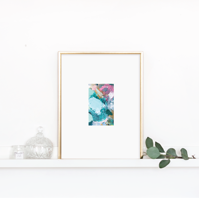 Matted Palette Print No.1