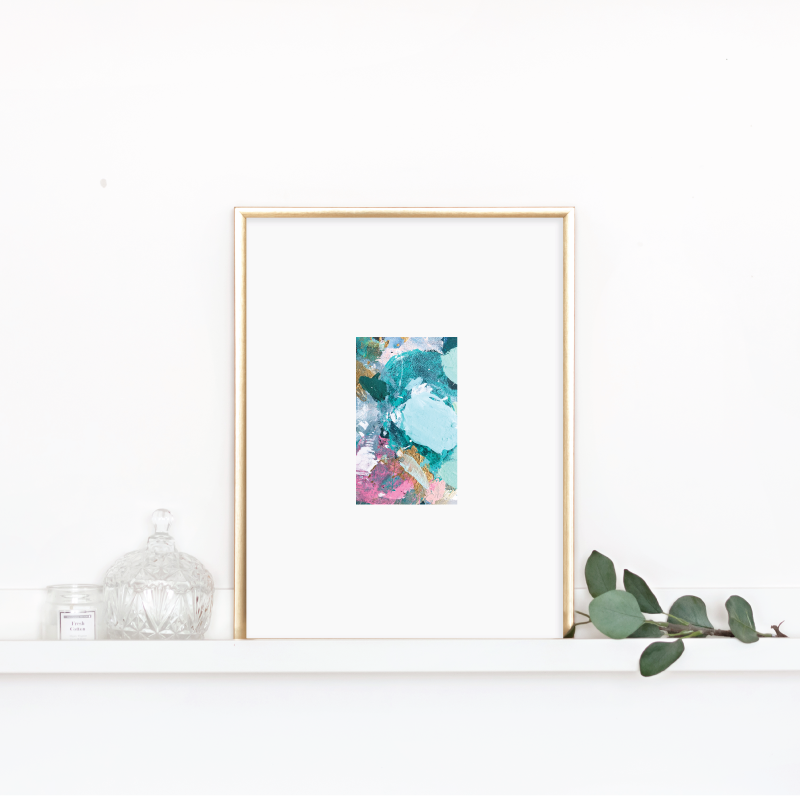 Matted Palette Print No. 3