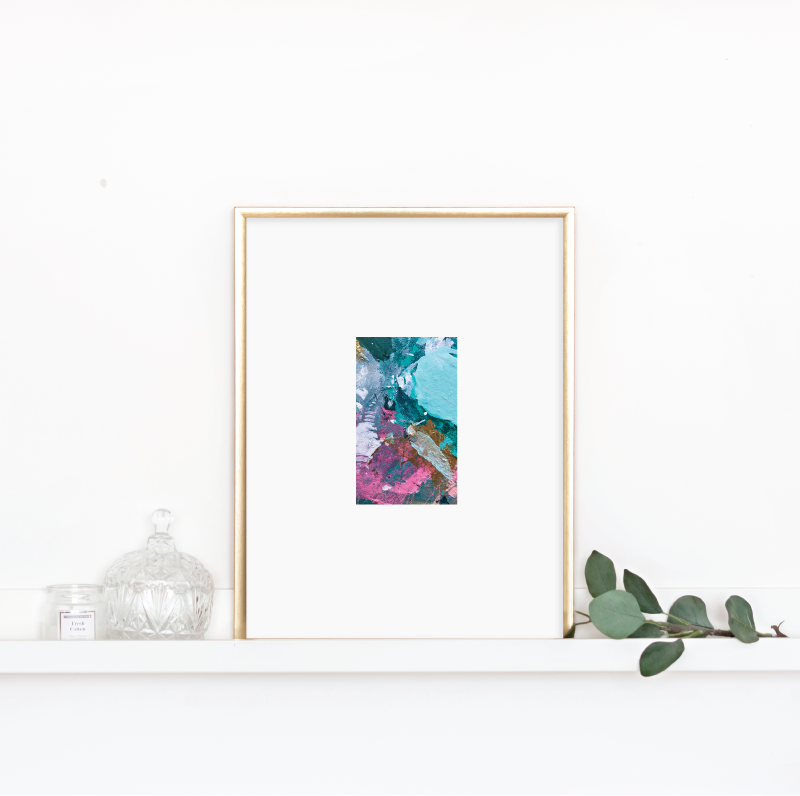 Matted Palette Print No. 4