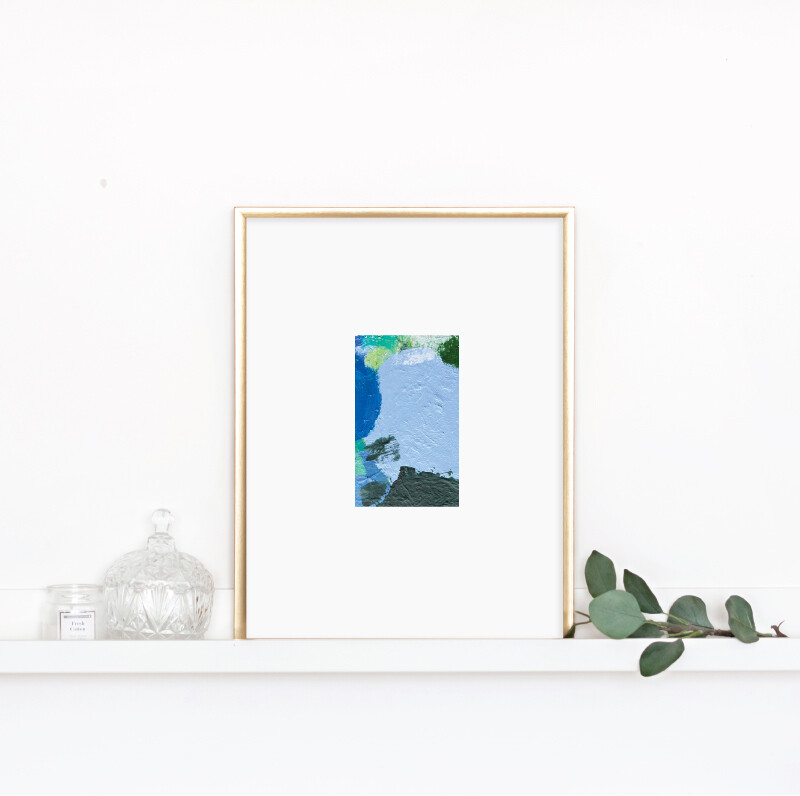 Matted Palette Print No. 9