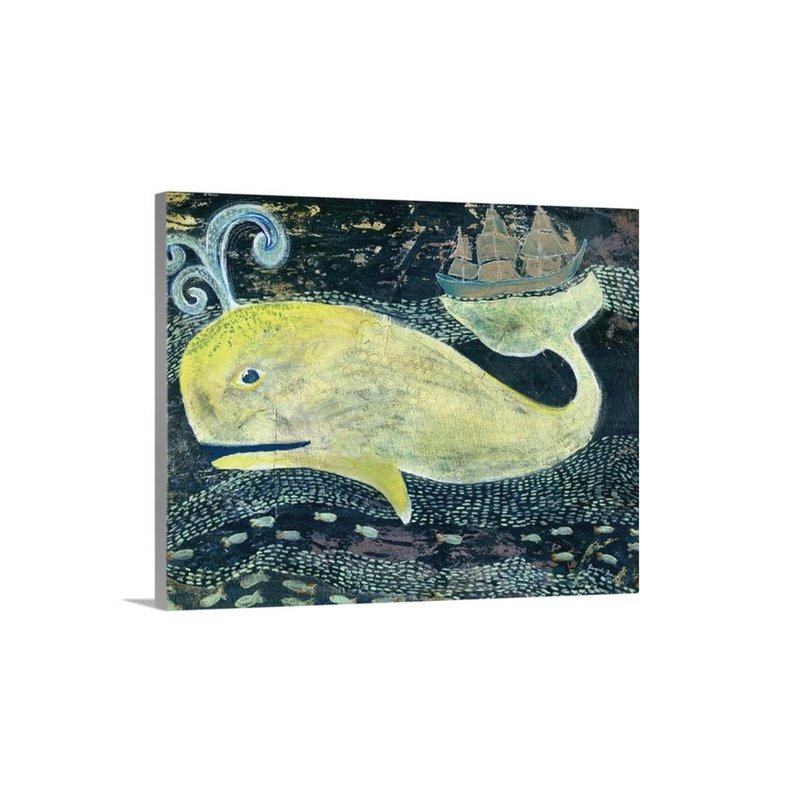 Jonah the Whale Canvas Reproduction (16 x 20)