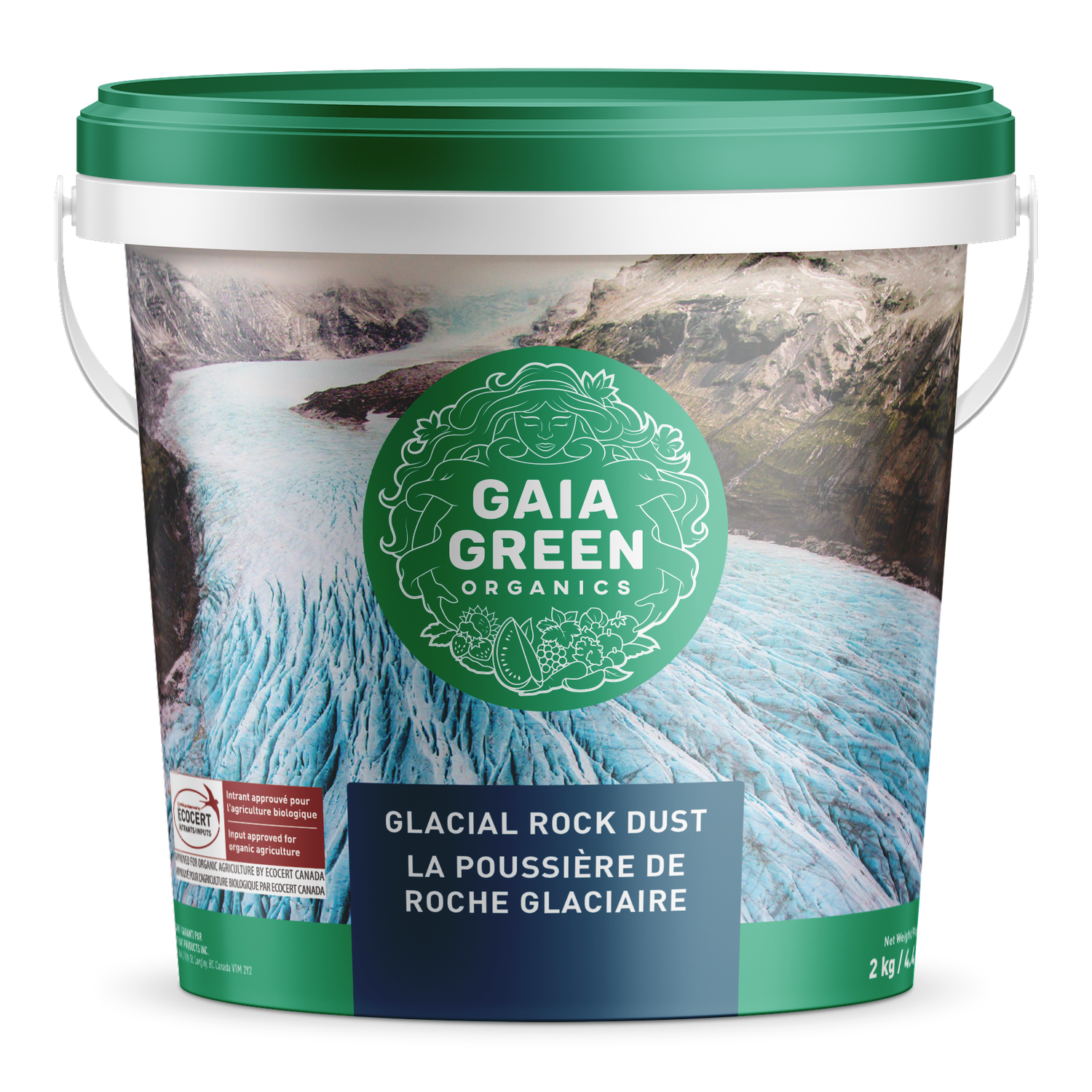 Gaia Green Glacial Rock Dust 2kg Bucket