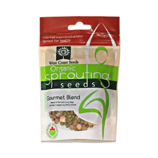 West Coast Seeds Gourmet Blend Organic Sprouting Seeds