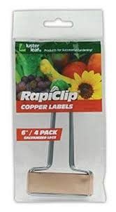 Rapiclip 6 &quot;Copper Labels