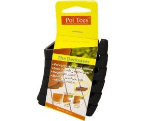 Pot Toes 6 Pack Clip Black