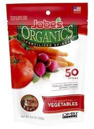 Jobes Organics Vegetables Spikes 50 pack