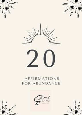Abundance Affirmation Cards | Neutral Colors