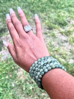 Green Aventurine Tumbled Crystal Bracelet