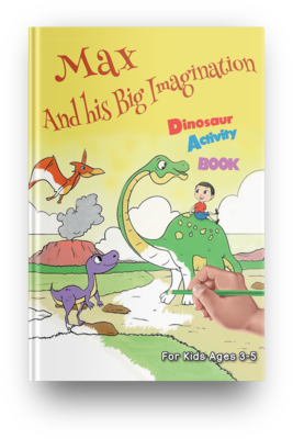 Dinosaur Activity Book (Age 3-5) - PRINT EDITION