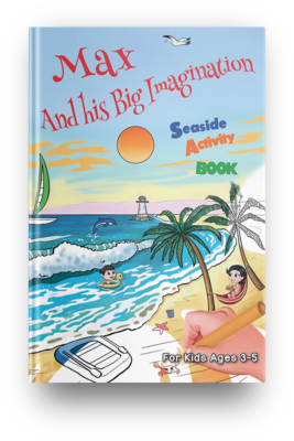 Seaside Activity Book (Age 3-5) - PRINT EDITION