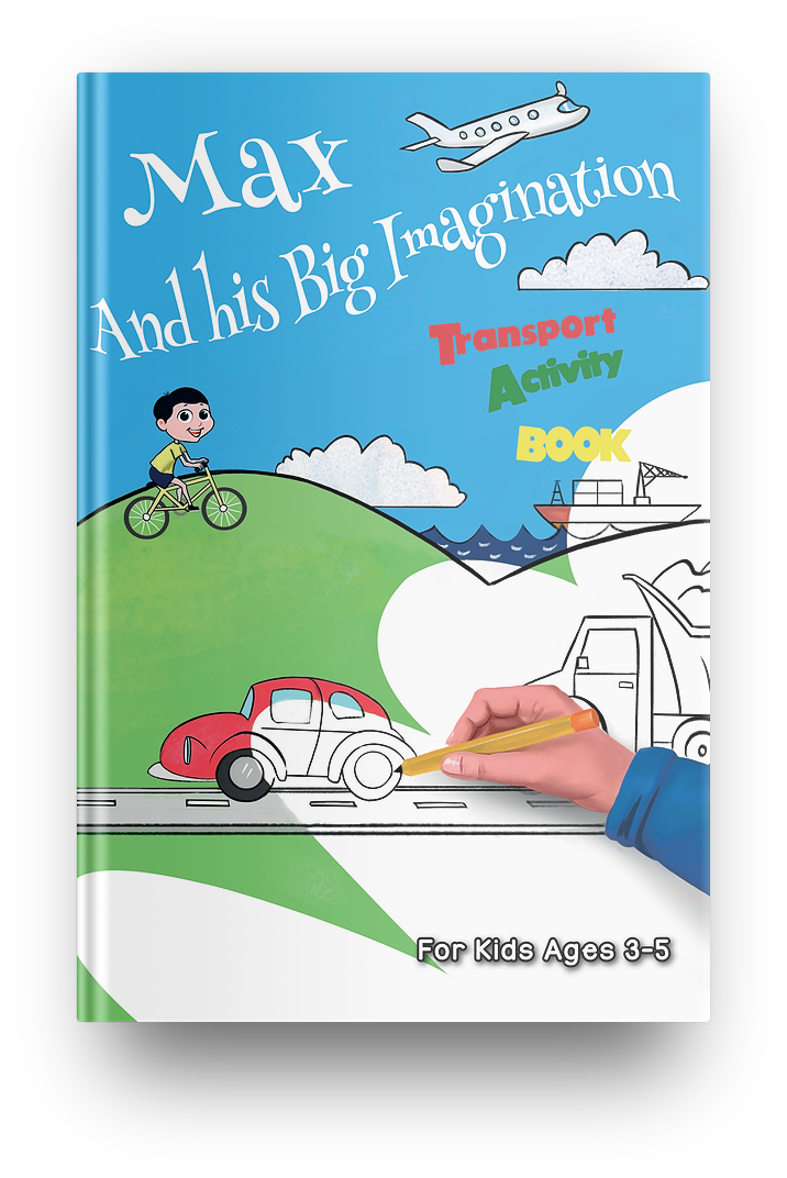 Transport Activity Book (Age 3-5) - PDF Instant Download