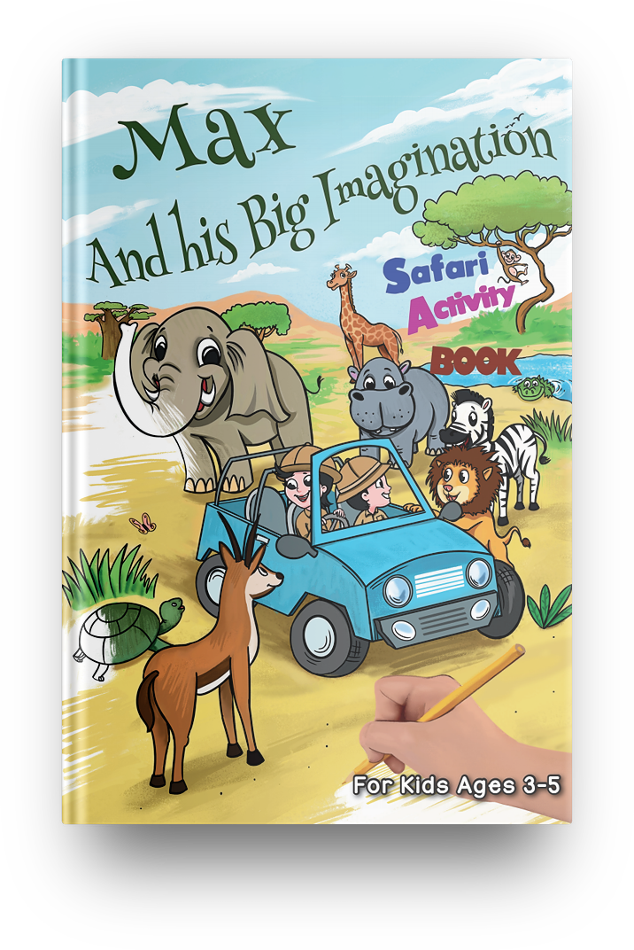 Safari Activity Book - (Age 3-5) PRINT EDITION